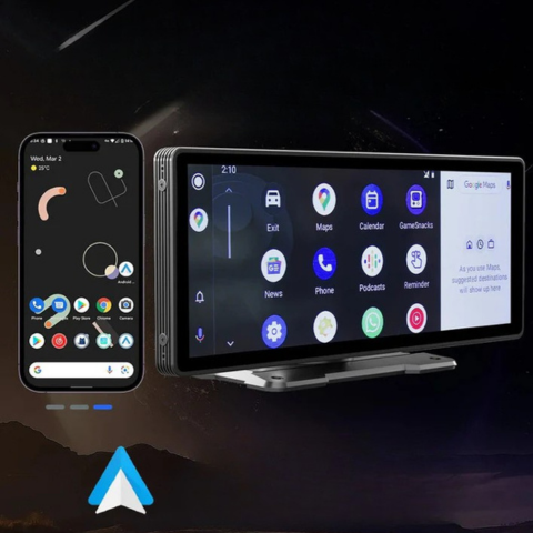 Trådløs touchscreen til bilen - smart kontrol og stilfuldt design