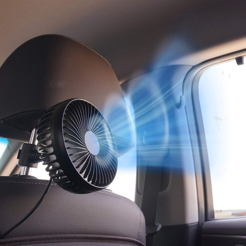 Mini Ventilatore Auto — Raffreddamento Efficace Durante il Viaggio 