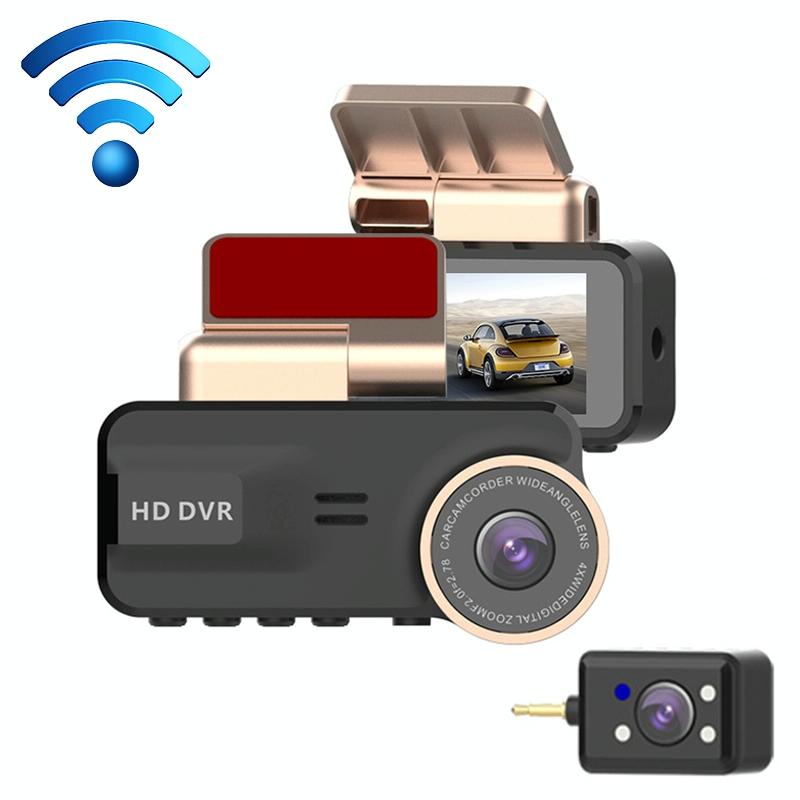 HD 1080p Dashboard-Kamera mit Nachtsicht und WiFi — Vollständige Sicherheit und Überwachung 