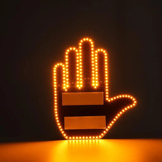 LED Signalisatie Op Afstand Voor Achterruit — Gebaren En Lichte Berichten 
