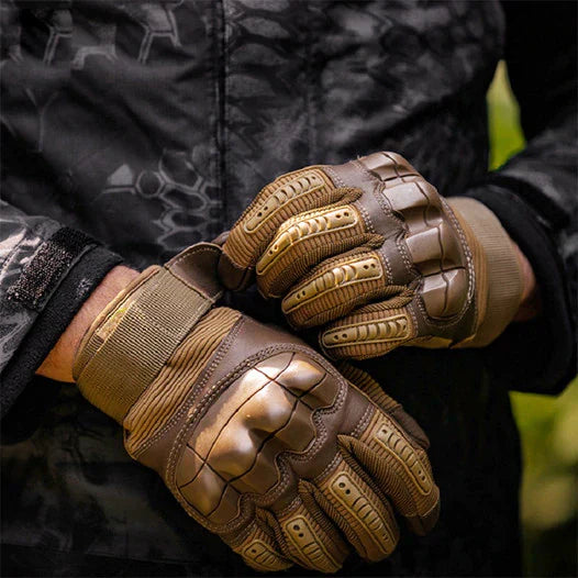 Guantes de Moto Tácticos Reforzados – Protección y Agarre Extremo 