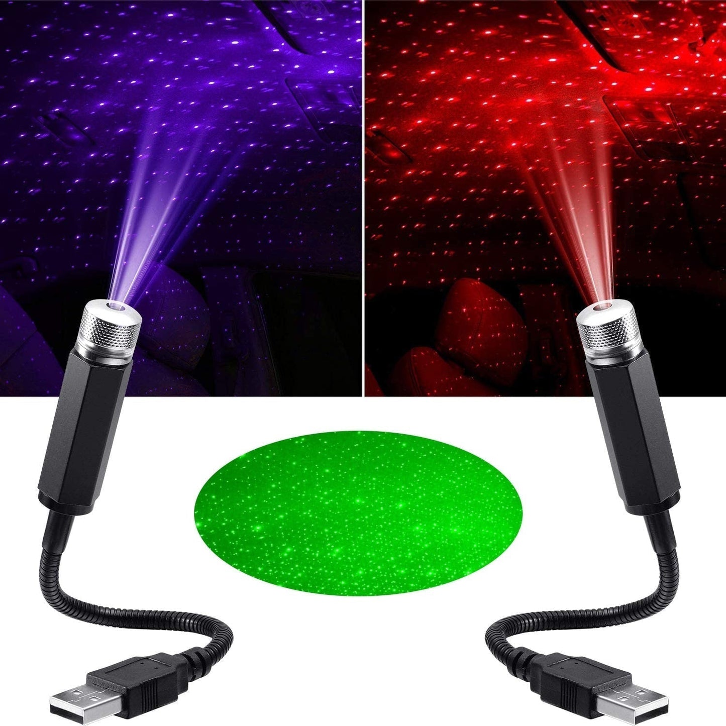 LED Verlichting Sterrenhemel Voor Autodak — Magische Nacht Sfeer 