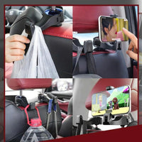 電話サポートとヘッドレスト用バッグ – 便利な2-in-1 